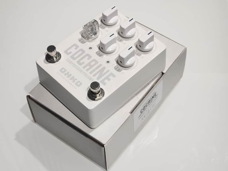 Okko FX Cocaine Compressor EQ Boost Pedal w/ Custom Knobs - HANDMADE IN GERMANY image 1