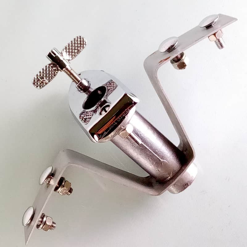Sonor Bass Drum Tom Arm Mount Receiver +Support Bracket Teardrop/Phonic/Champion image 1