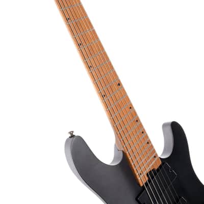 Cort KX Series Multi-Scale 7-String Electric Guitar - Open Pore Black image 4
