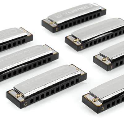 Hohner Blues Band Harmonica (7-pack) image 1