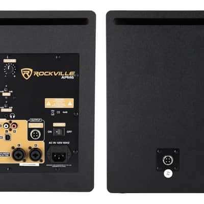 Rockville APM6C 6.5 inches 2-Way 350W Active/Powered USB Studio Monitor Speakers Pair image 3