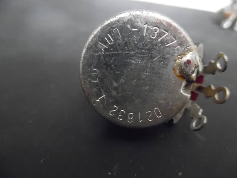 Vintage 1975 Fender Mustang P Bass Telecaster 1 Meg pot Potentiometer 1974 image 1