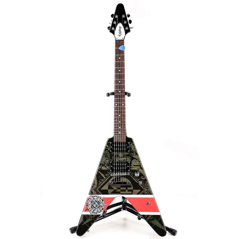 Epiphone Machine Head Signature "Bloodstone and Diamonds" Flying V image 1