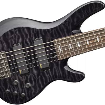 Yamaha TRB1006J 6-String -  Translucent Black w/ Gator case image 2