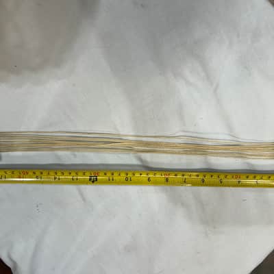 Ludwig Super Sensitive 10 Strand Gut Snares (TDG-U-296) 30's?? - chrome image 1
