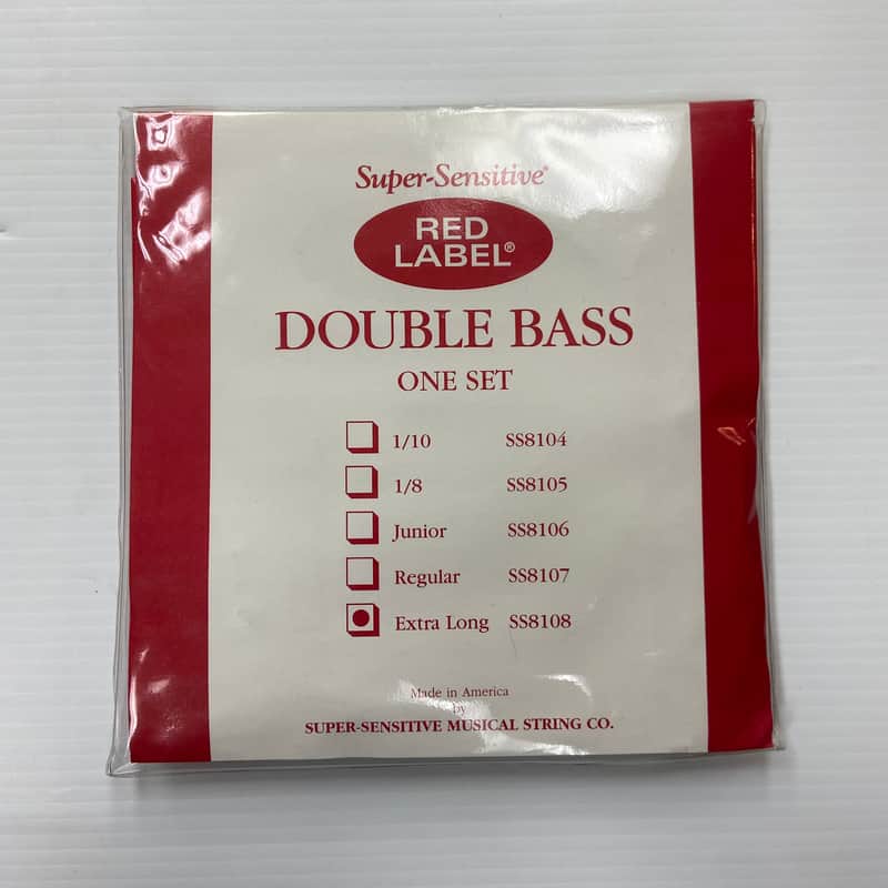 Super-Sensitive SS8108 Double Bass Extra Long Strings Set 2010's image 1