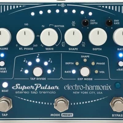 Electro-Harmonix SUPER PULSAR Super Tremolo Pedal w/ EHX Power Supply image 1