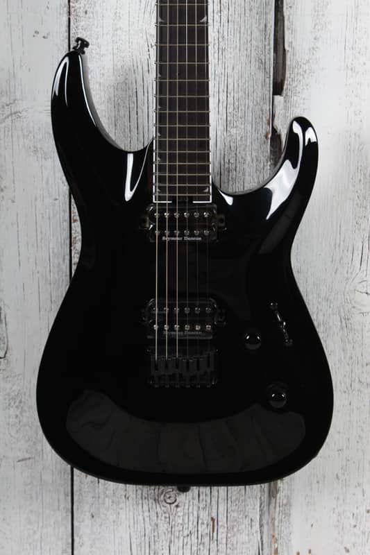 Jackson Pro Plus Series Soloist SLA2 HT Electric Guitar Gloss Black with Gig Bag image 1
