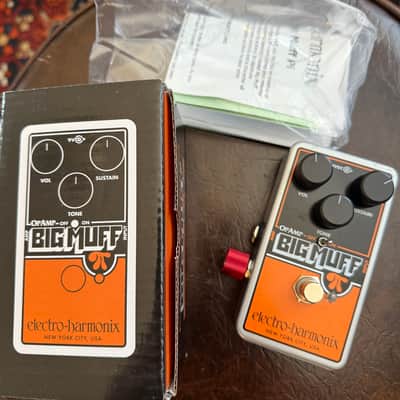 (technically not quite)New in the Box EHX Opamp Big Muff, Nano Sized Reissue, with Tone Bypass and Mids-Control Mod image 2