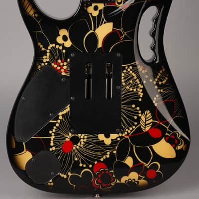 Ibanez JEM77-FP2 Steve Vai Signature - 2016 - Black Floral w/OHSC, Tags image 8