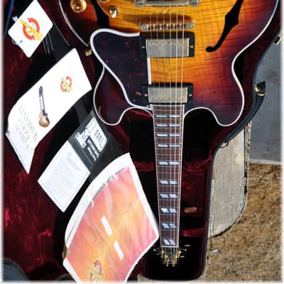 GIBSON ES-346 ES 346 Custom Shop Historic Flametop Electric GUITAR w/ COA Rare image 11