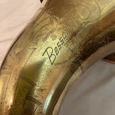 *Half Price* Besson 787 3 Valve Euphonium 1949 “50 Medals Of Honour” with Dennis Wick 4am Mouthpiece SER# 144787 image 12