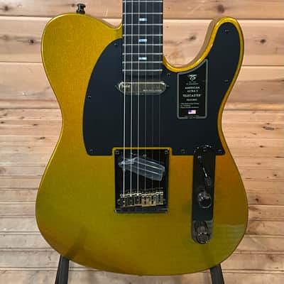 Fender 75th Anniversary American Ultra II Telecaster Electric Guitar - Liquid Gold image 1