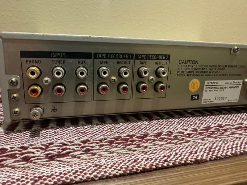 Sony TA-AX5 Pulse PSU / Integrated Stereo Amplifier | Reverb