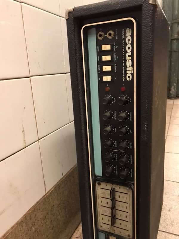 Acoustic Model 470 Solid State Amplifier 1970's image 1
