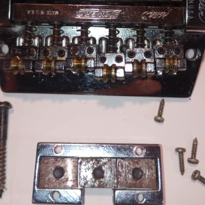 Vintage Kahler Flyer Tremelo Bridge and Locking Nut USA PAT 4457201 DS image 9
