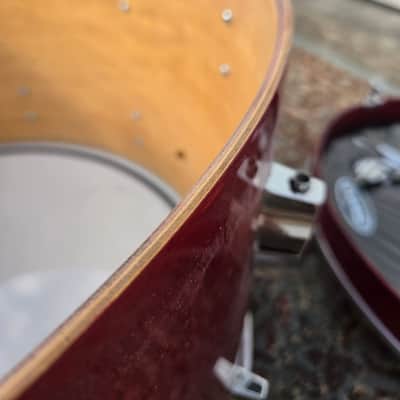 Fibes/Corder/Darwin Clone 14x24 Bass Drum - Ruby Red (No Spurs) C013-33 image 12
