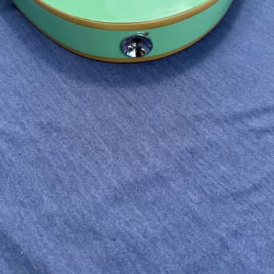 Non-branded T-Style Body T-Style guitar body 2021-2024 - Clear urethane over surf green image 2