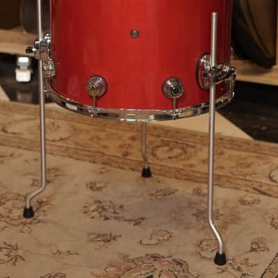 DW 16x16" Collector's Series Floor Tom 2001 - Red Lacquer - Carl Allen image 3
