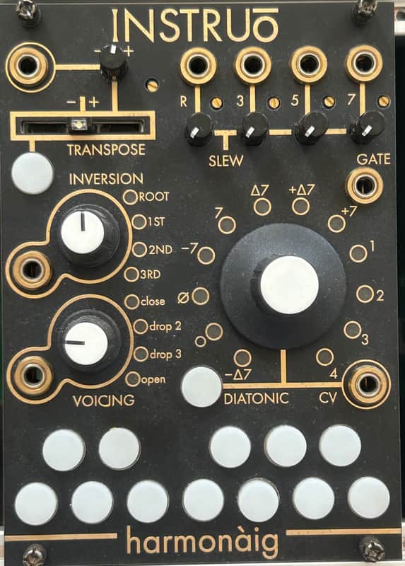 Instruo harmonaig Eurorack Synthesizer Module 2016 - Present - Black image 1