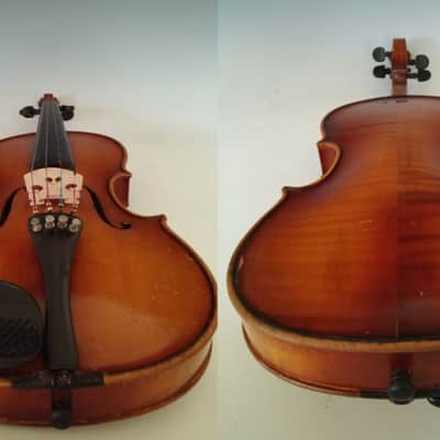German Made Franz Josef Pfretschner Copy 4/4 Violin  Shop-Tested Set/up image 2