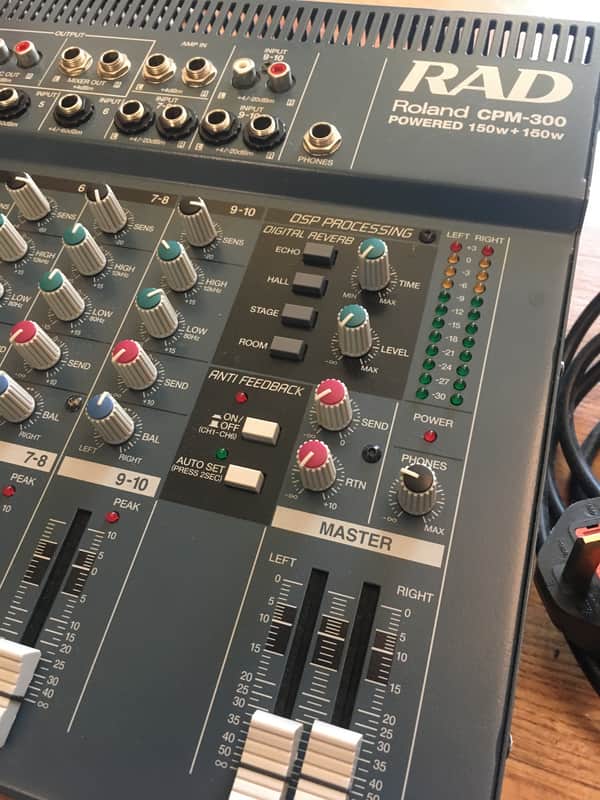 ROLAND CPM-300 10 CHANNEL 300W POWERED MIXER | Reverb