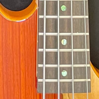 Cort Jeff Berlin Series Rithimic NAT Spalted Maple/Padouk Top 4-String Bass 2010s - Natural image 3