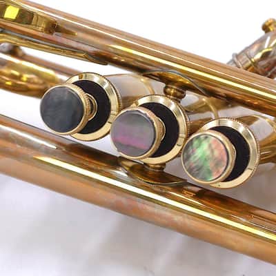 Carol Brass Custom Bronze 4440L-PSM Trumpet in Amber Lacquer image 10