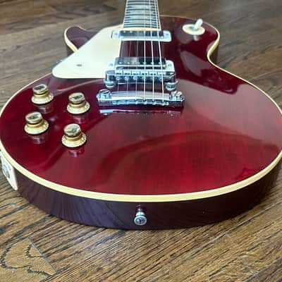RARE! 1977 Gibson Les Paul Deluxe LEFTY (CLEAN) - Wine Red w/ OHSC image 5