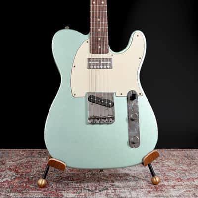Mario Guitars T-Style 2024 - Aged Firemist Silver Relic w/ Budz / Mojotone pickups. NEW, (Authorized Dealer) image 4