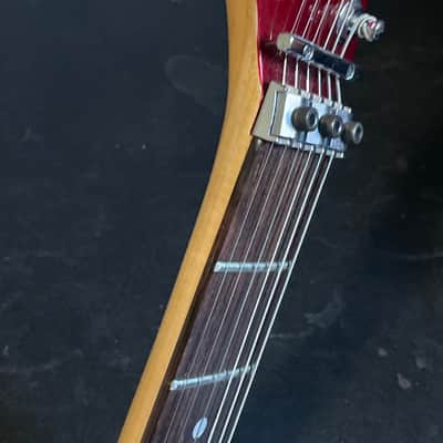 1984-85 Made in Japan Kramer Focus 3000 Left-Handed Lefty Candy Apple Red Strat Electric Guitar OHSC (Closet Queen) image 16