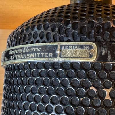 Western Electric RA-1142 Transmitter Multipattern Ribbon / Dynamic Microphone 1940s -PAIR image 7