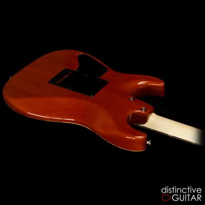 Tom Anderson Drop Top HSS Figured Walnut Honey Burst Shaded Edge image 9