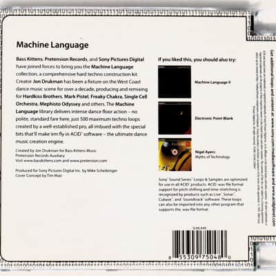 Sony Sound Series Machine Language Sample Library/Sound Library/Sampling CD 2000s image 3