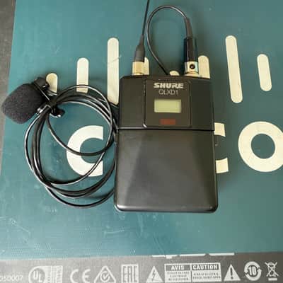 Shure QLXD1 H50 Bodypack Transmitter with Lavalier Microphone, worldwide shipping image 1