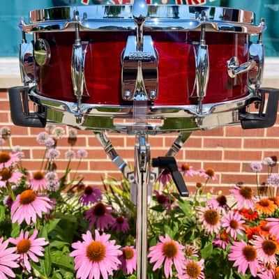 Custom Gretsch USA Custom Ridgeland 5x14 Maple Snare Drum Rosewood Gloss GRGL0514S8CL image 4