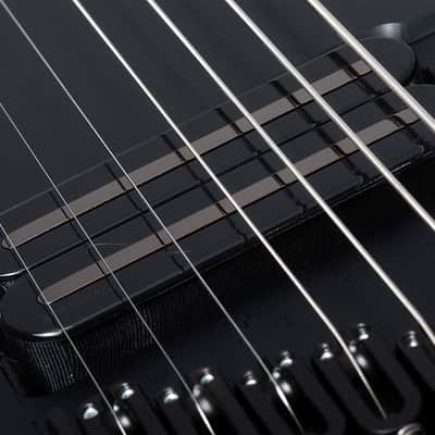 Schecter PT7MS Black Ops Lefty - Satin Black Open Pore image 8