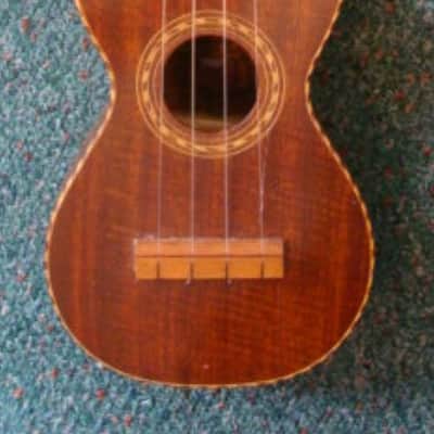 No Name Nunes Style Soprano Ukelele c1920's Solid Koa image 1