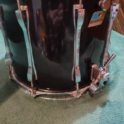 Ludwig Marching Snare Drum 15"(Diameter)x12"(Depth) 1970's - Black Wrap image 7