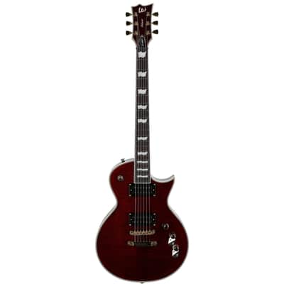 ESP LTD EC-1000T CTM Traditional Series Electric Guitar, See-Thru Black Cherry, Open Box (Good) image 4