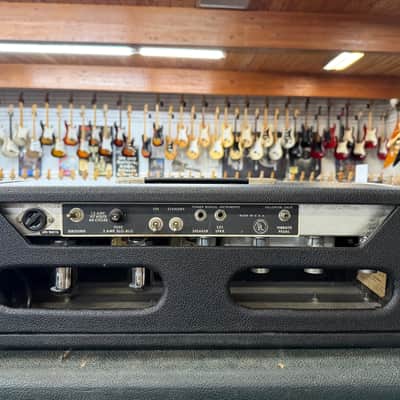 Fender Bandmaster 40-Watt 2-Channel Guitar Amp Head 1966 - Black Panel image 6