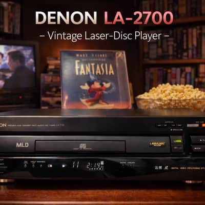 DENON LA-2700 Rare PAL / NTSC Laser-Disc Player image 3