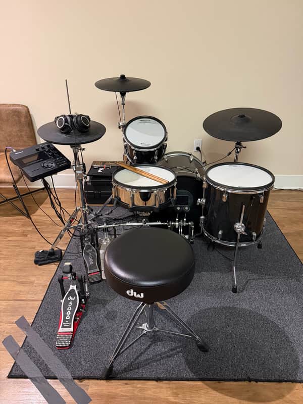 Roland VAD503 Acoustic Design Series Electronic V-Drum Kit 2020 - Present - Black image 1