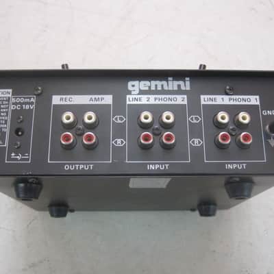 Gemini PMX-12A Stereo PreAmp DJ Mixer 2-channel ScratchMaster PMX12A image 3