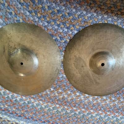 Zildjian K Constantinople ANTIQUE 12” Hi Hat Cymbals 1930s - Bronze image 3