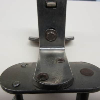Used Vintage Woodblock and Cowbell Holder image 2