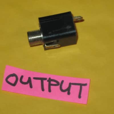 ONE lightly used genuine Boss OUTPUT jack + wires, nut, washers, & zip tie - specifically from 2009 (but can be used on other year BOSS pedals) NO pedal / NO other parts (let me know if wires need to be soldered on for you) image 6