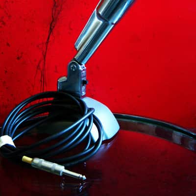 Vintage 1950's Electro-Voice 664 Cardioid Dynamic Microphone Hi Z w Belden cable & 419 desk stand 664A 666 676 image 1