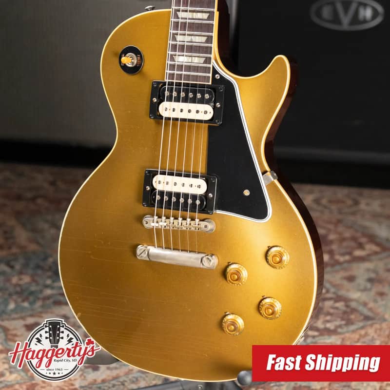 Gibson Custom Shop Limited Edition 1957 Les Paul Reissue Murphy Lab Electric Guitar - Goldtop Dark Back Light Aged with Hardshell Case image 1