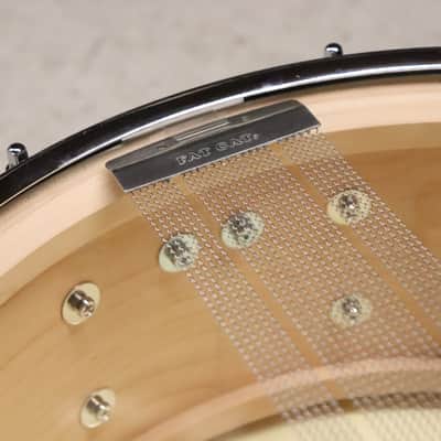 Ahead Steam Bent 1-ply Maple Snare Drum 6x14 Custom Porcaro Blue Finish image 15
